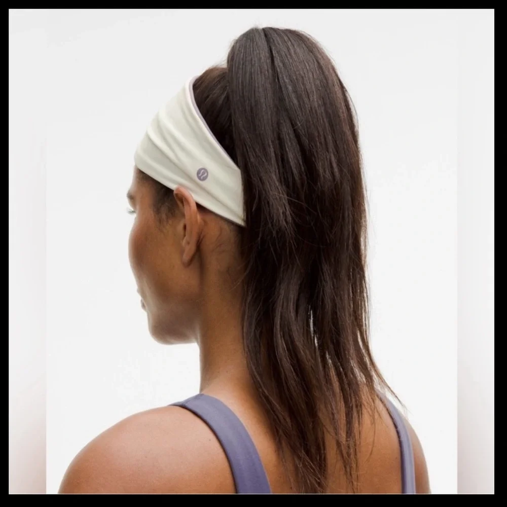 LULULEMON FRINGE FIGHTER REVERSABLE HEADBAND NWT.
